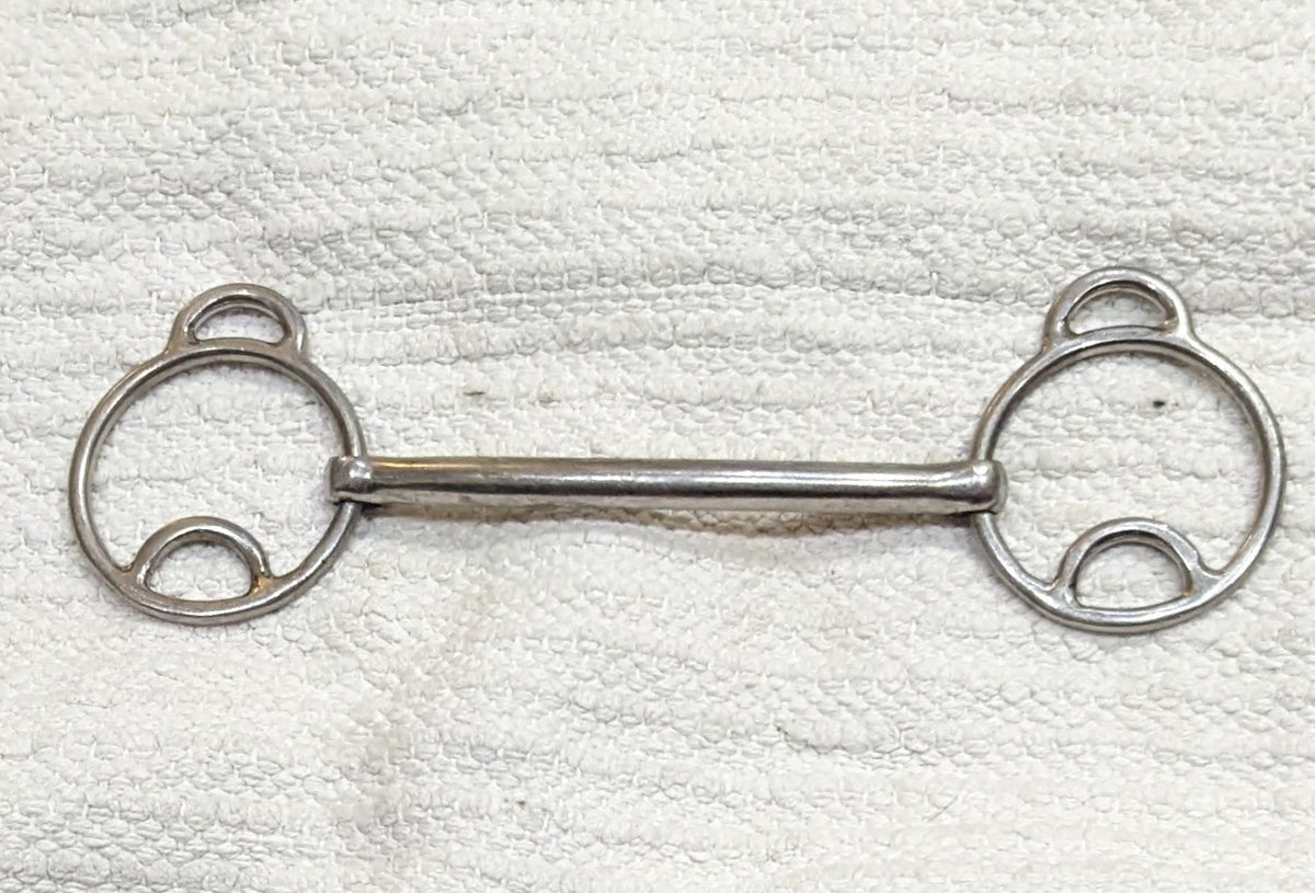 Embouchure De Filet (snaffle) – Anneau Lâche, Taille 5 1/4, Occasion
