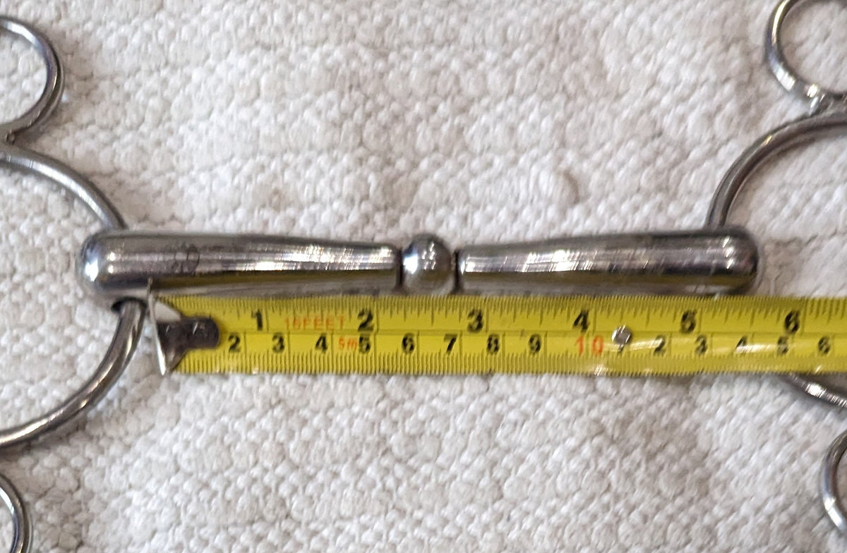 5" KY Rotary 3 Ring Dutch Gag (1825) second hand horse bits