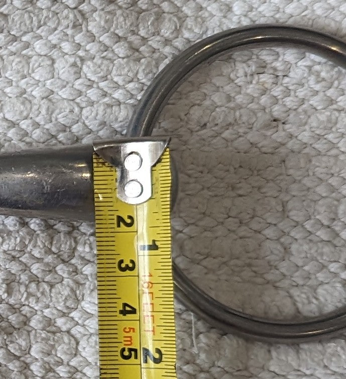 Mors à Anneaux Libres (Loose Ring Snaffle) 5 Pouces - Fer - Sans Marque