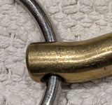5" / 12.5 Fager Frans Sweet Gold Snaffle Bit (2712)