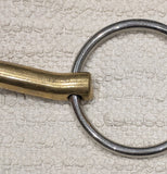 5" / 12.5 Fager Frans Sweet Gold Snaffle Bit (2712)