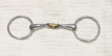 4.75" Stubben 2in1 Loose Ring Double Jointed Lozenge Snaffle Bit  (2718)