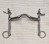5.5" Weymouth, fixed cheek with forward tongue relief port (3119)