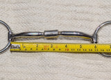 5.5" Expert Bits Comfy Barrel Loose Ring Bradoon Snaffle  (3121)