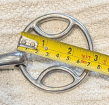 5.5" Wilkie / bevel snaffle, double jointed lozenge mouthpiece  (3127)