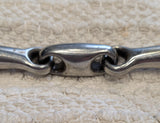 5.5" Wilkie / bevel snaffle, double jointed lozenge mouthpiece  (3127)