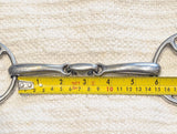 5.5" Wilkie / bevel snaffle, double jointed lozenge mouthpiece  (3127)