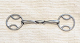 5.5" Wilkie / bevel snaffle, double jointed lozenge mouthpiece  (3127)