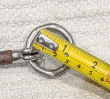 4.75" Small ring bradoon tom thumb roller snaffle (3132)