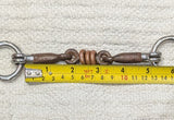 4.75" Small ring bradoon tom thumb roller snaffle (3132)