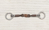 4.75" Small ring bradoon tom thumb roller snaffle (3132)