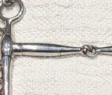 6" Pelham, single jointed roller mouthpiece (3134)