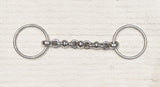 5.5" Loose ring waterford snaffle bit (3136)