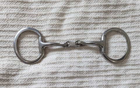 5.5" Eggbutt snaffle, french link NEW (2245)