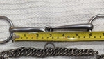 5.5 / 5.75" Double bit set, low ported weymouth / bradoon snaffle (2267)