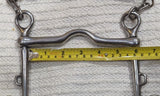 5.5 / 5.75" Double bit set, low ported weymouth / bradoon snaffle (2267)