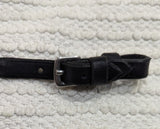 English Leather Lip Strap.  Black (LS07)