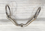 5.75" Loose ring bradoon snaffle, demi anky style mouthpiece (2268)