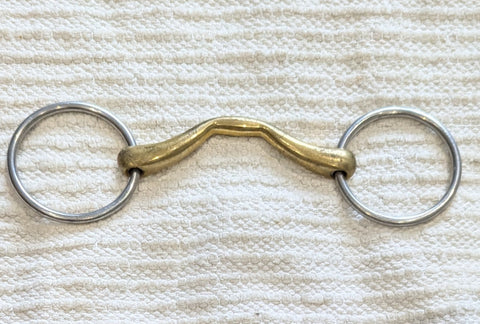 4.5  Loose ring ported (happy tongue style) snaffle (2411)