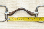 5" Trust Sweet Iron Eggbutt Medium Port (happy tongue) Snaffle Bit (2414)