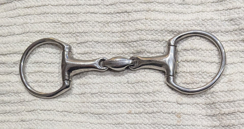 5" Eggbutt snaffle, lozenge mouthpiece 18mm   (2446)