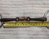 6" Loose ring snaffle, sweet iron mouthpiece with copper lozenge (2450)