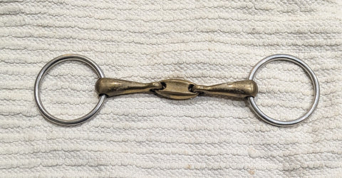 5.5" Loose ring training / lozenge snaffle,  (2443)