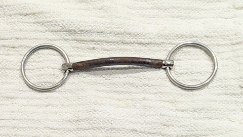 5.75" / 14.5 Fager Harry Sweet Iron Loose Ring Snaffle  (2457)