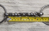 4.5" Loose ring waterford snaffle bit (2466)