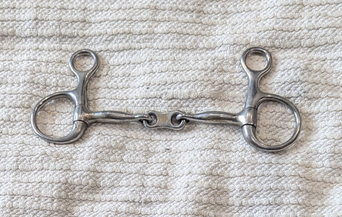 5.75" Hanging cheek french link snaffle bit (2484)