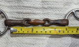 4.75" Wilkie bevel sweet iron lozenge snaffle (2479)