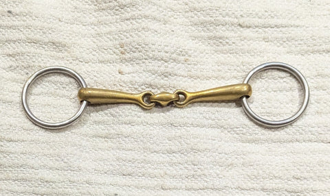 5.75" Loose ring bradoon snaffle bit, single joint (2512)