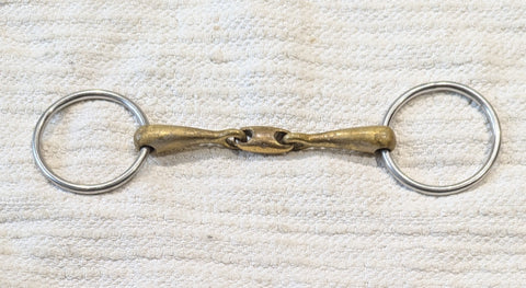 5.5" Loose ring training / lozenge snaffle  (2513)