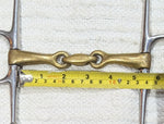 5" Full cheek snaffle, double jointed with lozenge (2495)