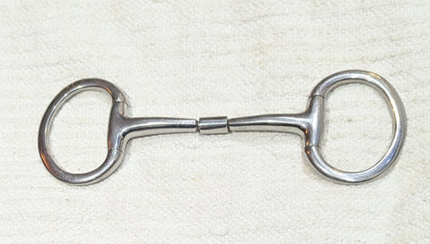 5.5" Eggbutt snaffle, comfy barrel mouthiece (2517)