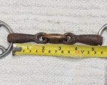 5" Wilkie bevel sweet iron lozenge snaffle (2496)