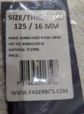 5" / 12.5 Fager Maria Titanium Fixed Ring Snaffle Bit (2538)