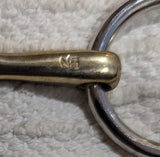 4" Neue schule performance pony tranz angled lozenge snaffle bit NEW (2543)