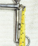 5.75" / 6" Double bit set, low ported weymouth / bradoon snaffle (2532)