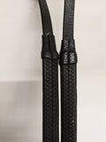 Rubber reins. Black. 52" (RR1)