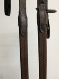 Rubber reins. Brown. 54" (RR2)