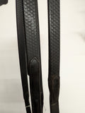 Rubber reins. Black. 54" (RR3)