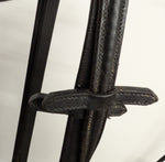 Rubber reins. Black. 54" (RR3)