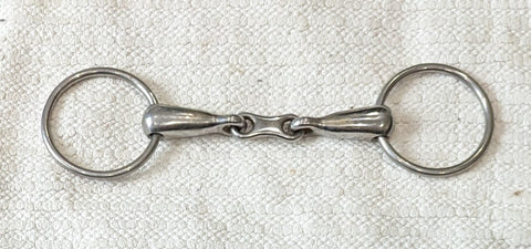 5.75" French Link Loose Ring Snaffle Bit (2254)