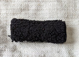 Noseband cover / sleeve. Black fleece