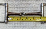 5" D ring ribbed copper mouth snaffle (1894)