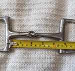 4.25" D ring single jointed snaffle (1989)