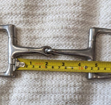 4.25" D ring single jointed snaffle (1989)