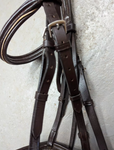 Snaffle Bridle. Brown. Full size (BR1)