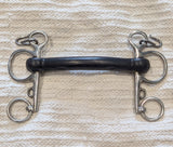 1 5.5"  Loose ring vulcanite / hard rubber mullen snaffle (3079) (Copy)